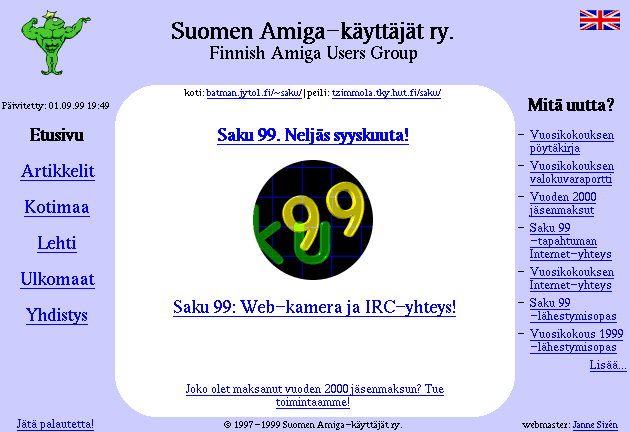 Etusivu 1999